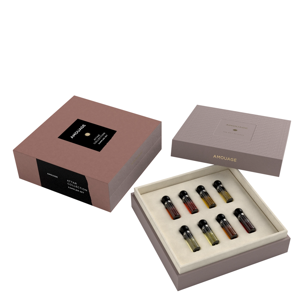 Attar Sampler Set 8x0.7 ml by Amouage | Agoratopia